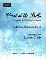 Carol of the Bells SATB choral sheet music cover